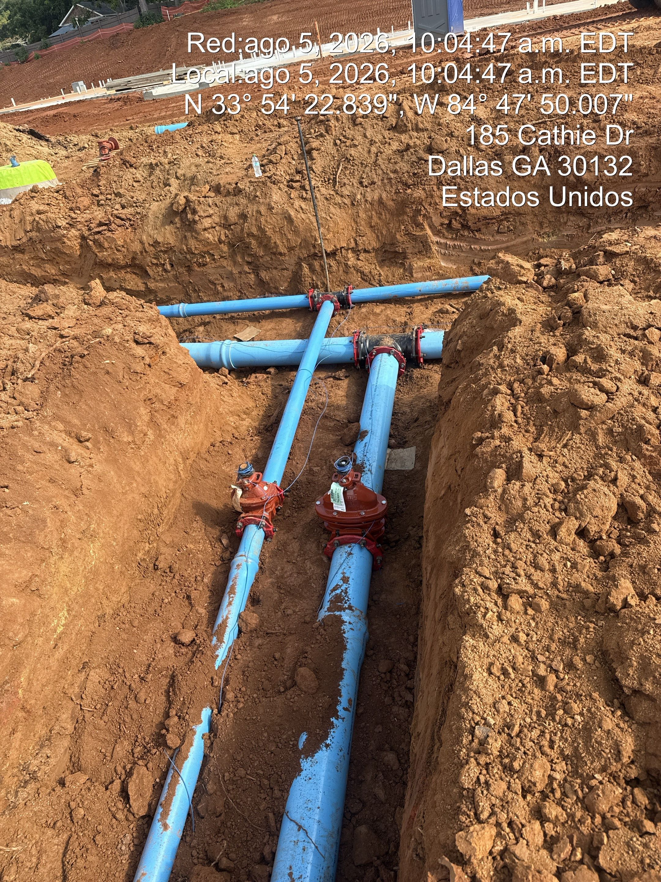 Water Main & Valve Assembly
